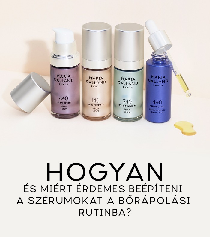 A szépségápolási rutinod a kedvenc Maria Galland szérumoddal lesz teljes 